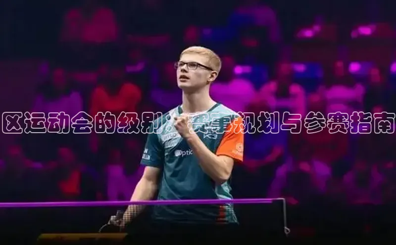 区运动会的级别：赛事规划与参赛指南